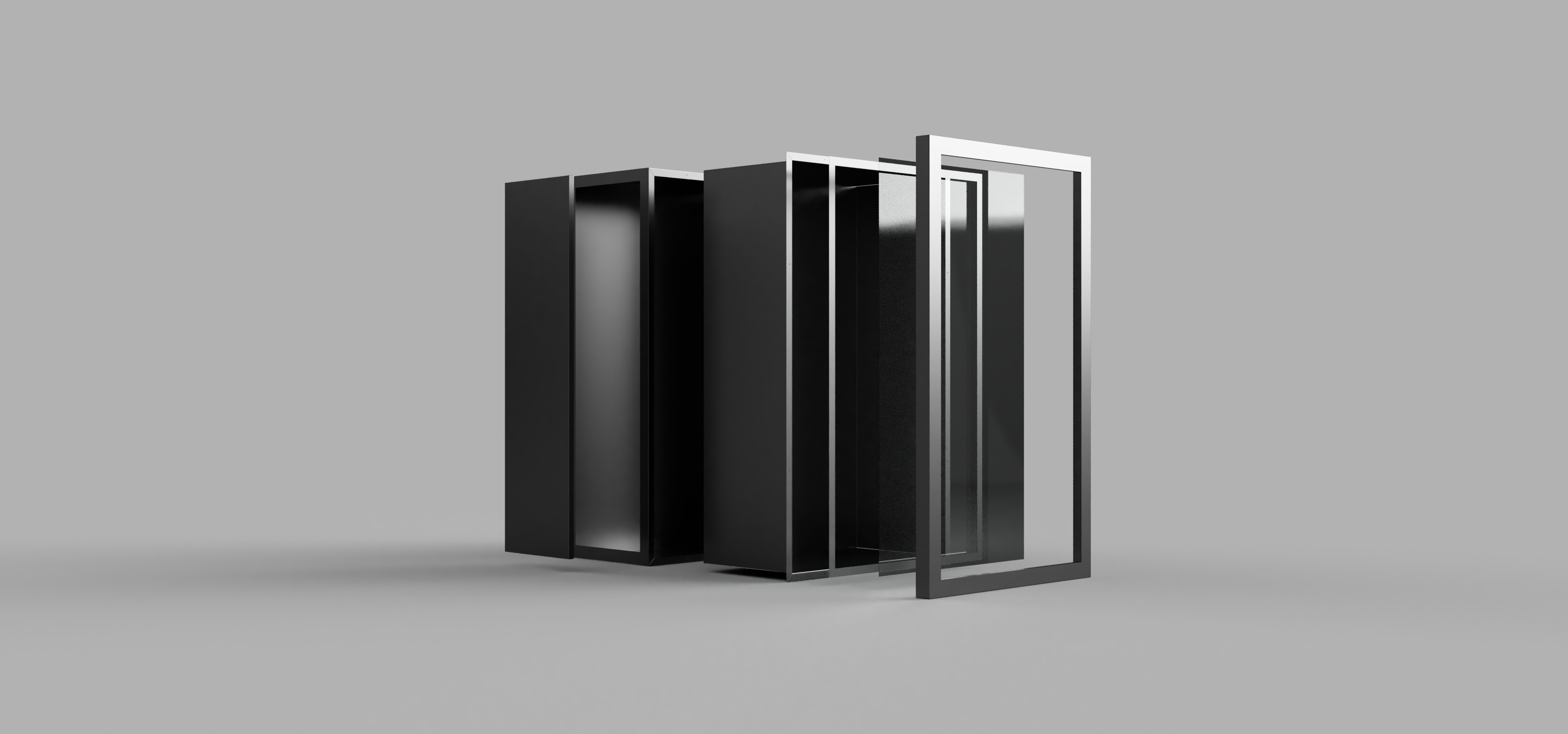 Holobox made in India — matte black glass-free 3D display front view